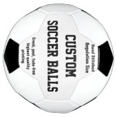 Aangepast, persoonlijk gedrukt Voetbal (Gedraaid)