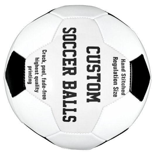 Aangepast, persoonlijk gedrukt Voetbal (Gedraaid)