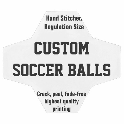 Aangepast, persoonlijk gedrukt Voetbal (Enkel)