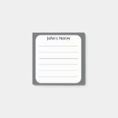 Aangepast persoonlijk post-it® notes (Voorkant)