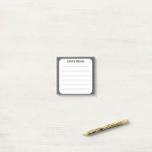 Aangepast persoonlijk post-it® notes (Op bureau)