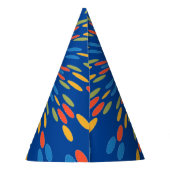 Aangepast Pet voor Abstracte partij Feesthoedjes (Achterkant)
