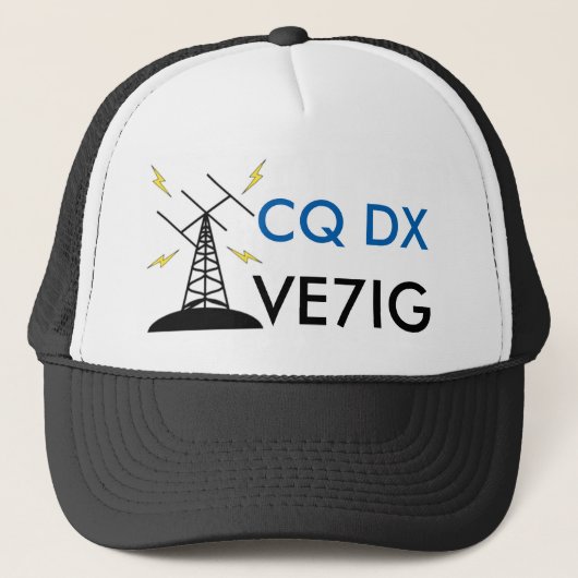 Aangepast Pet voor radioroepnaam voor amateurradio (Voorkant)