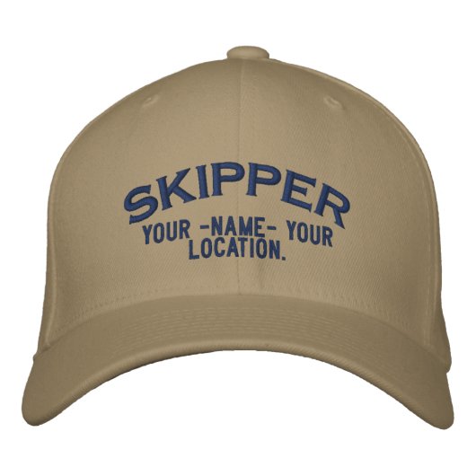 Aangepast Pet voor Skipper-stijl (Voorkant)