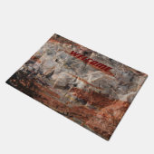 Aangepast Petrified Wood Doormat Deurmat (Schuin)