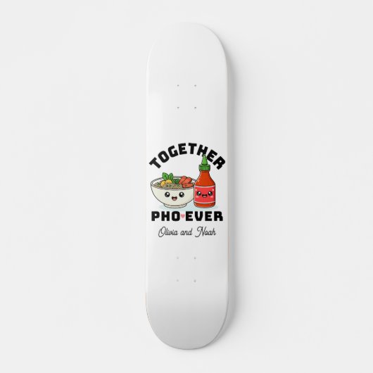Aangepast Pho Pun Skateboard Cadeau (Voorkant)
