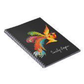 Aangepast Phoenix-ontwerp Notitieboek (Rechterzijde)