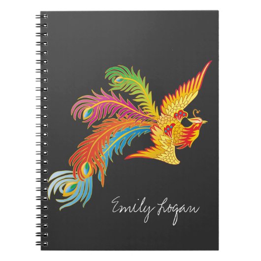 Aangepast Phoenix-ontwerp Notitieboek (Voorkant)