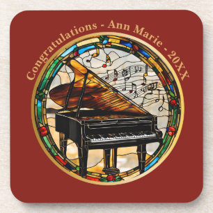 Aangepast Piano Musical Instrument Bier Onderzetter