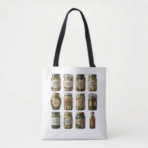 Aangepast Pickle Merk Logo Ontwerp - Tote Bag