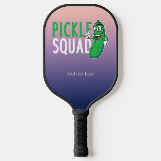 Aangepast Pickle Squad Familie-erfstuk Pickleball Paddle (Voorkant)