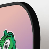 Aangepast Pickle Squad Familie-erfstuk Pickleball Paddle (Links Detail)
