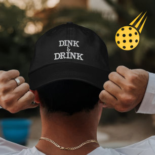 Aangepast Pickleball Dink-drankcadeau voor spelers Geborduurde Pet