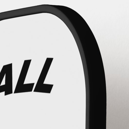 Aangepast Pickleball Paddle (Links Detail)