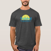 Aangepast Pickleball-Shirt 3 Lijnen Aangepaste tek T-shirt (Voorkant)