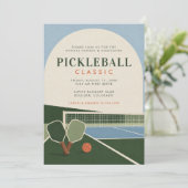 Aangepast Pickleball Toernooi Kaart (Staand voorkant)