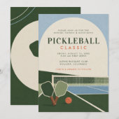 Aangepast Pickleball Toernooi Kaart (Voorkant / Achterkant)