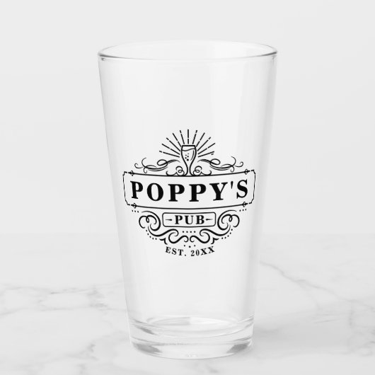 Aangepast piepjaar van het Pub-jaar Glas (Voorkant)