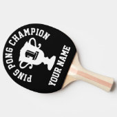 Aangepast pingpongchampion-tafeltennispeddel tafeltennisbatje (Zijkant)