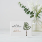 Aangepast pingstructuur visitekaartje (Staand voorkant)