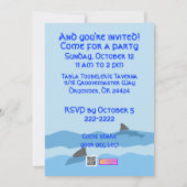 Aangepast piratenfeest op de dag van de feestdag kaart (Achterkant)