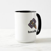 Aangepast Pixel Hamer Logo Mok – Bewerkbare Tekst (Voorkant rechts)
