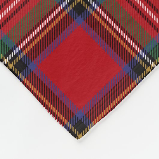 Aangepast plan Stewart Tartan Fleece Deken (Hoek)