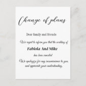 aangepast plan voor het wijzigen van een huwelijks briefkaart (Voorkant)