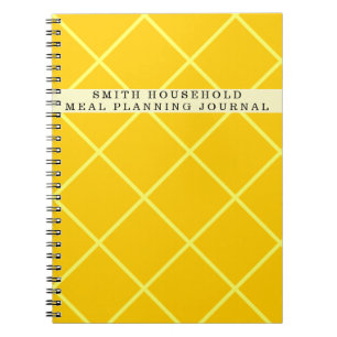 Aangepast planningsjournaal voor maaltijden notitieboek