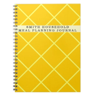 Aangepast planningsjournaal voor maaltijden notitieboek