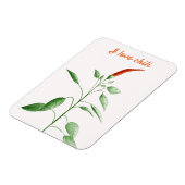 Aangepast Plant voor hotprepper botanische liefdes Magneet (Linkerzijde)