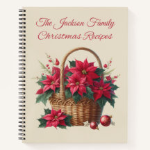 Aangepast Poinsettia Kerst Receptenboek