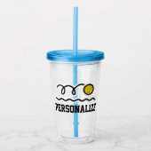 Aangepast polospeler acryltumblusglas acryl drinkbeker (Voorkant)