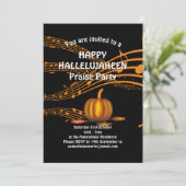 Aangepast | Pompoen | Christelijk Halloween Kaart (Staand voorkant)