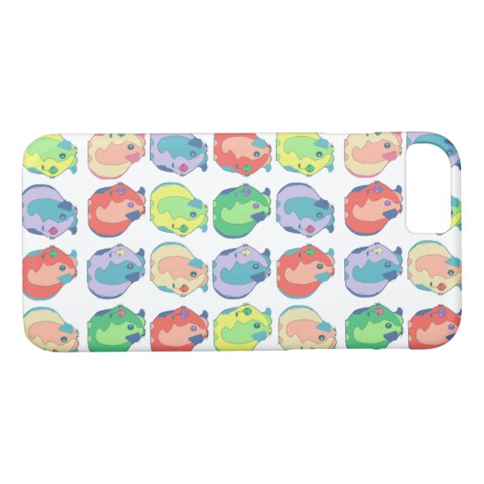 Aangepast Pop Art Guinee-rokerpatroon Case-Mate iPhone Case (Achterkant (Horizontaal))