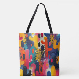 Aangepast: Pop Art Panache Gepersonaliseerd Tas