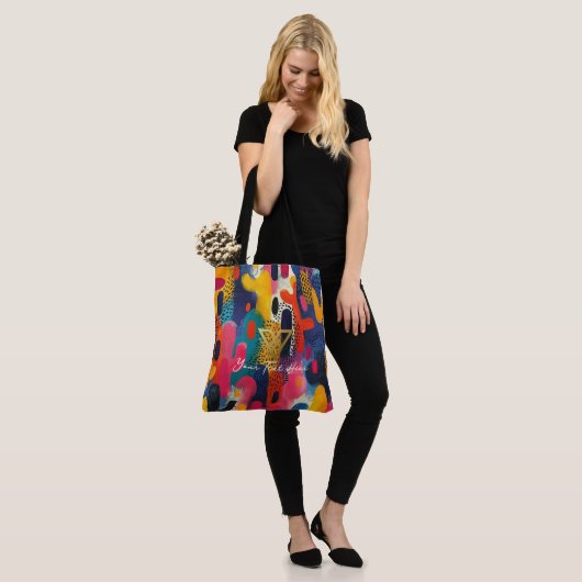 Aangepast: Pop Art Panache Gepersonaliseerd Tas (Op model)