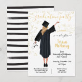 Aangepast portret medisch Afstuderen Kaart (Voorkant / Achterkant)