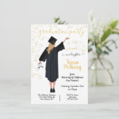 Aangepast portret medisch Afstuderen Kaart (Staand voorkant)