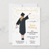 Aangepast portret medisch Afstuderen Kaart (Voorkant)