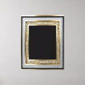 aangepast portret - Premium Canvas Afdruk (Voorkant)