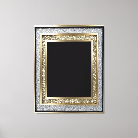 aangepast portret - Premium Canvas Afdruk (Voorkant)