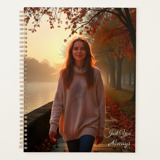 Aangepast Portret van Haar – Een Speciale Cadeau v Planner (Voorkant)