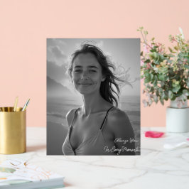 Aangepast Portret Van Haar – Eenvoudig Fotocadeau Acryl Bord