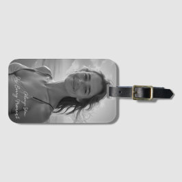 Aangepast Portret Van Haar – Eenvoudig Fotocadeau Bagagelabel