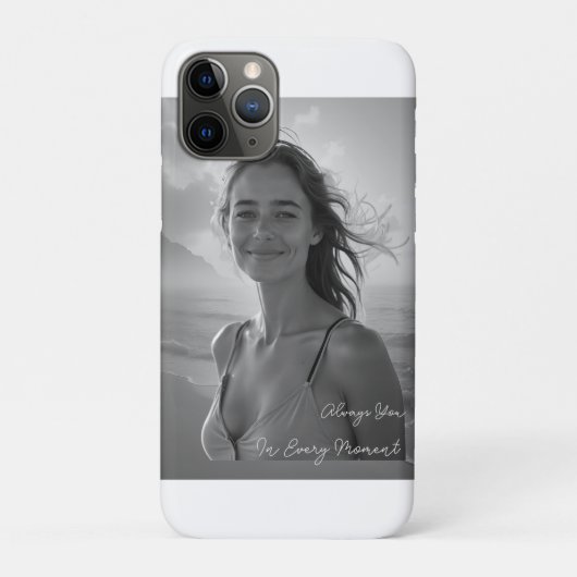 Aangepast Portret Van Haar – Eenvoudig Fotocadeau  Case-Mate iPhone Case (Achterkant)
