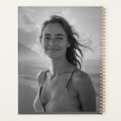 Aangepast Portret Van Haar – Eenvoudig Fotocadeau  Planner (Achterkant)