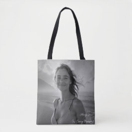 Aangepast Portret Van Haar – Eenvoudig Fotocadeau Tote Bag