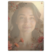 Aangepast Portret voor Haar – Gepersonaliseerd Fot Klembord (Achterkant)