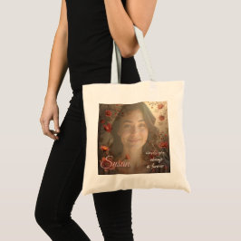 Aangepast Portret voor Haar – Persoonlijk Fotocade Tote Bag